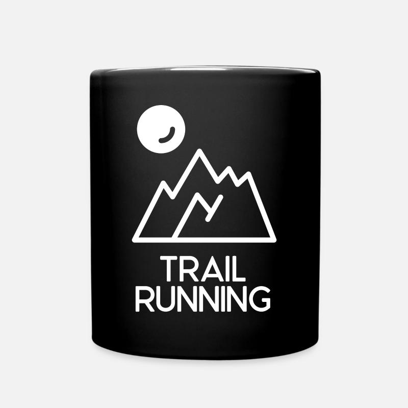 Trail Running - Mug uni - noir