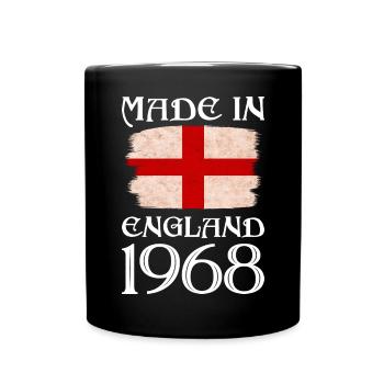 Made in England 1968 - St George's Day - English - Full Colour Mug - black - Front
