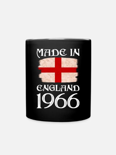 Made in England 1966 - St George's Day - English - Full Colour Mug - black