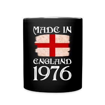 Made in England 1976 - St George's Day - English - Full Colour Mug - black - Front