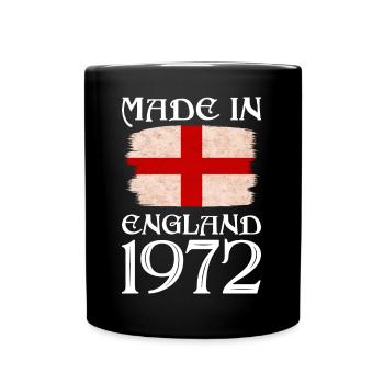 Made in England 1972 - St George's Day - English - Full Colour Mug - black - Front