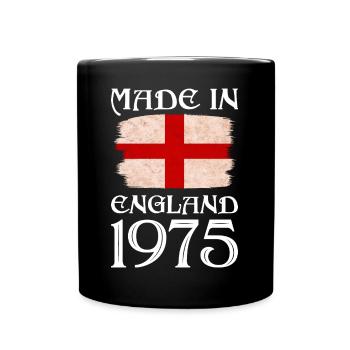 Made in England 1975 - St George's Day - English - Full Colour Mug - black - Front