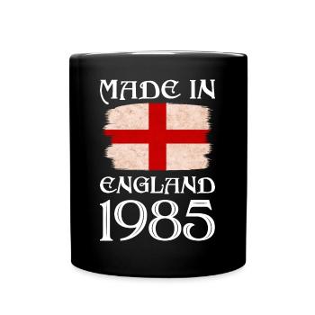 Made in England 1985 - St George's Day - English - Full Colour Mug - black - Front