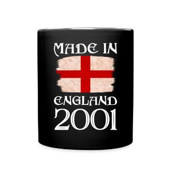 Made in England 2001 - St George's Day - English - Full Colour Mug - black - Front