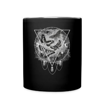 Butterflies Vintage - Full Colour Mug - black - Front