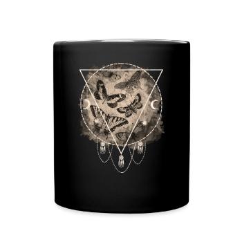 Butterflies Vintage - Full Colour Mug - black - Front