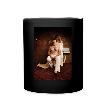 Lucifer. The fallen angel. - Tasse einfarbig - Schwarz - Vorne
