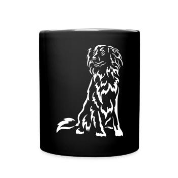 Duck Tolling Retriever "Black Edition" - Full Colour Mug - black - Front