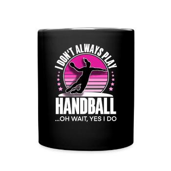 Handball Handball Player Women Handball - Full Colour Mug - black - Front