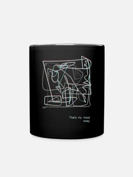 Mon humeur aujourd’hui - la première - Mug uni - noir