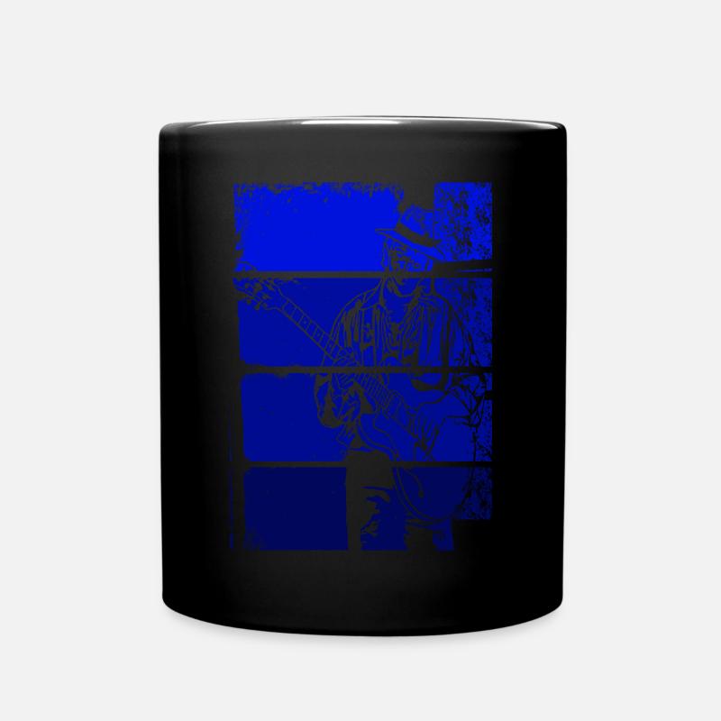 Blues Gitarrist Bluesmusik - Tasse einfarbig - Schwarz