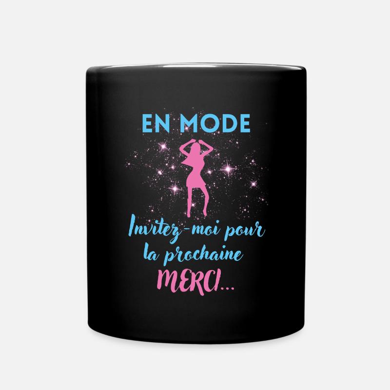 invitez moi pour la prochaine danse - Mug uni - noir
