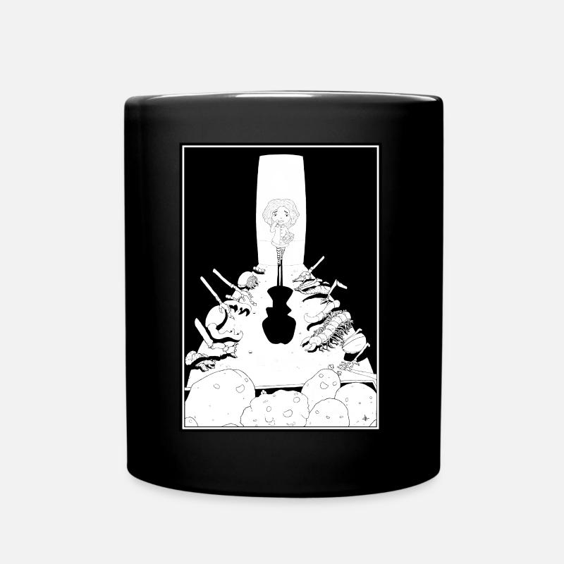 Happy Potatoes - Tasse einfarbig - Schwarz