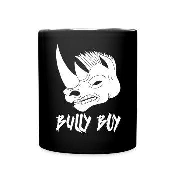 White rhinoceros head - Full Colour Mug - black - Front