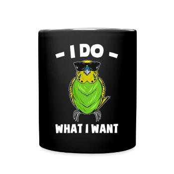 Budgerigar Pet Bird | Birds Gift Ideas - Full Colour Mug - black - Front