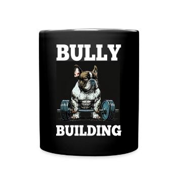 Français Bulldog Frenchie Bodybuilding Dog - Mug uni - noir - Devant