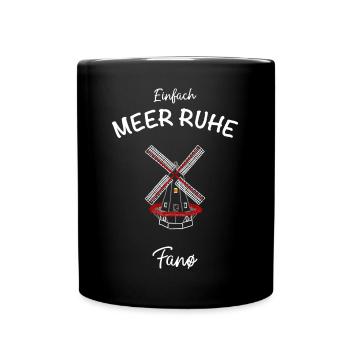 Denmark, Fanø Island, Sonderho Molle Mill - Full Colour Mug - black - Front