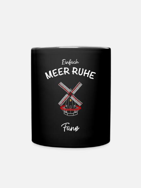 Dänemark, Insel Fanø, Mühle Sonderho Molle - Ensfarvet krus - sort