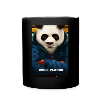 Well played - Tasse einfarbig - Schwarz - Vorne