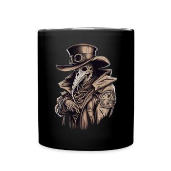 Plague Doctor - Vertrau mir, ich bin ein - Tasse einfarbig - Schwarz - Vorne