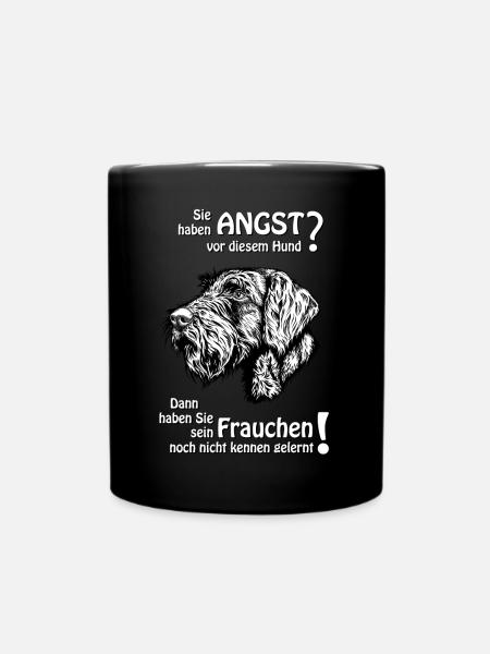 Afraid of this dog? DD - Mistress - Full Colour Mug - black
