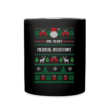 Un assistant médical Merry - Mug uni - noir - Devant