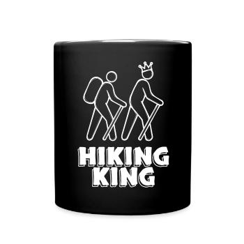 Hiking Hike via ferrata statement hiker - Full Colour Mug - black - Front