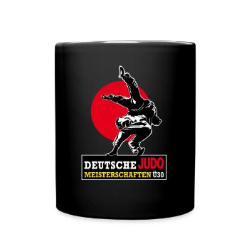 JUDO DEM Ü30 ohne Jahreszahl - Tasse einfarbig - Schwarz - Vorne