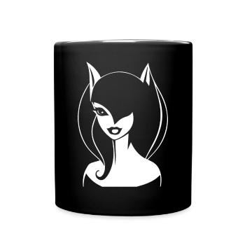Batcave Girl Dark Fairytale Goth Okkulte Frauen Got - Tasse einfarbig - Schwarz - Vorne