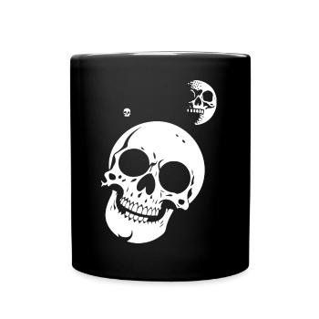 Horreur Crâne Crâne Art Crâne Gothique Heavy Metal - Mug uni - noir - Devant