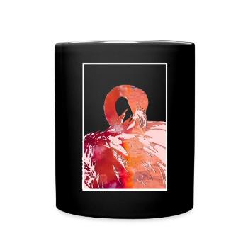 Flamingos - Full Colour Mug - black - Front