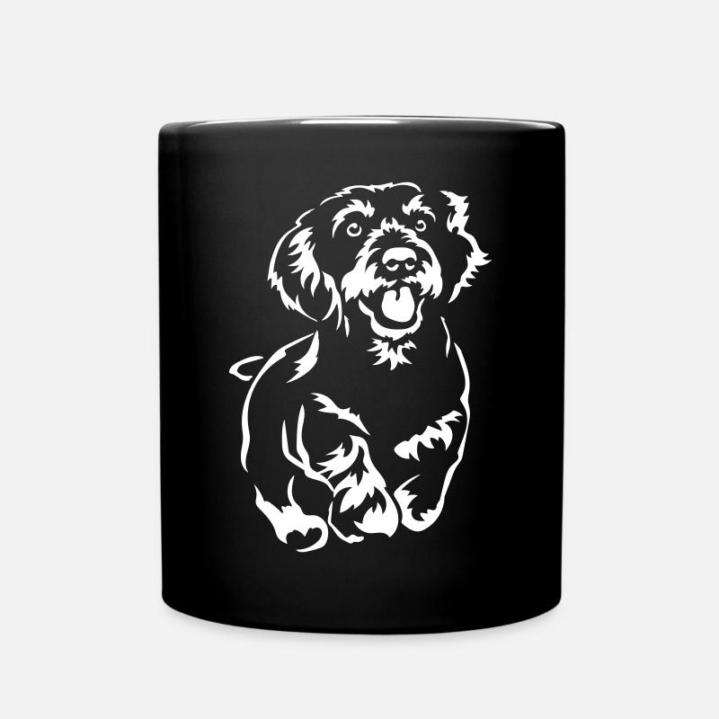 Dackel "Black Edition" - Tasse einfarbig - Schwarz