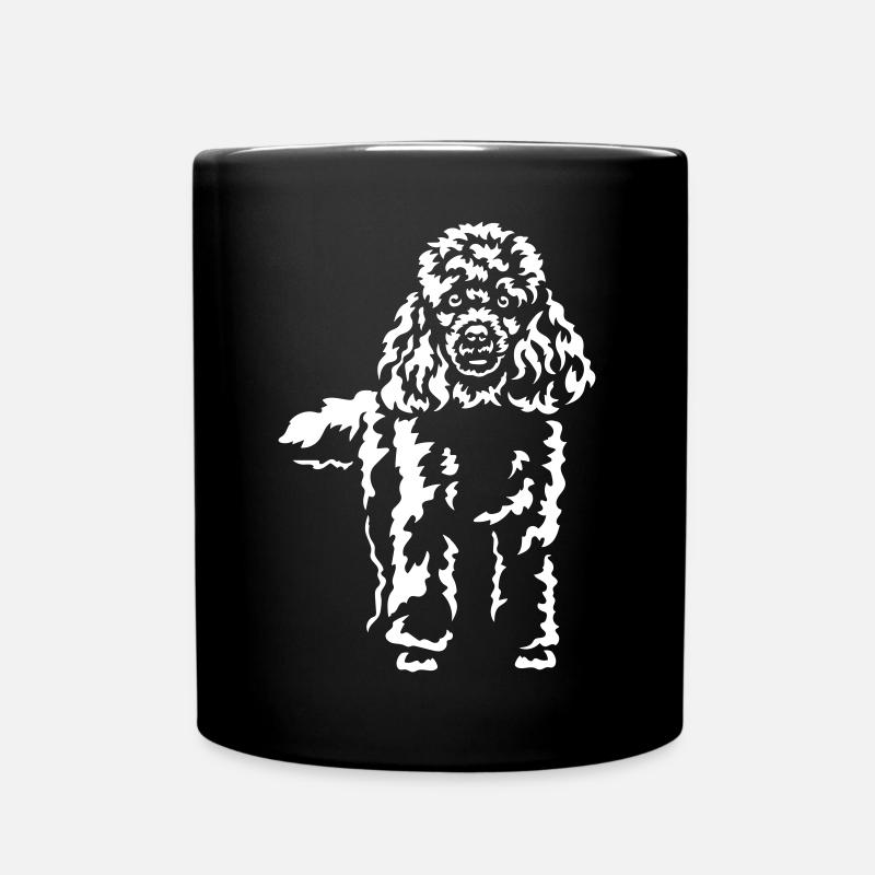 Pudel "Black Edition" - Tasse einfarbig - Schwarz
