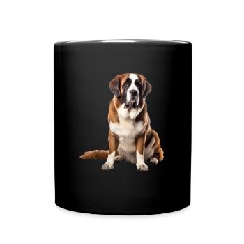 Saint Bernard - Full Colour Mug - black - Front
