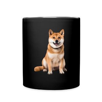 Shiba Inu - Mug uni - noir - Devant