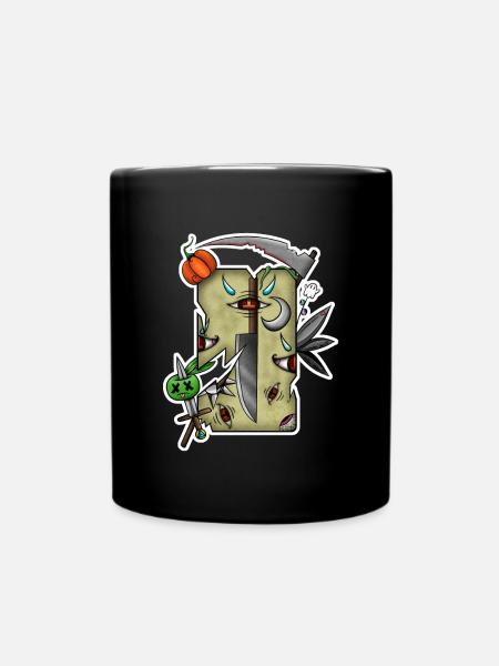 Tarot Abîmé Halloween ! - Mug uni - noir