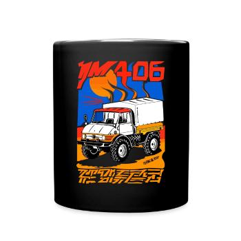 Unimog - Oldtimer - Offroad - Outil électrique universel - Mug uni - noir - Devant
