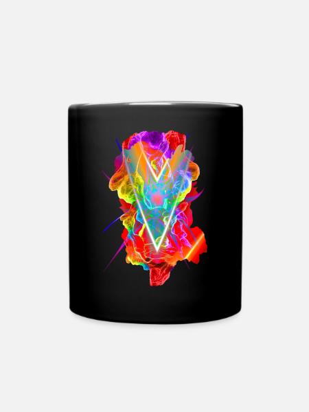 Jenseits der Realität - Tasse einfarbig - Schwarz