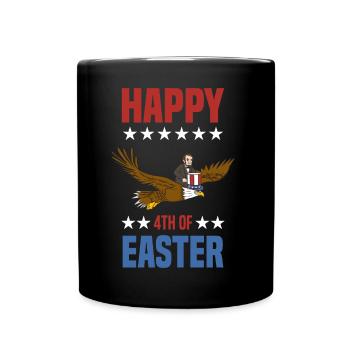 USA Flagge | Patriot Patriotismus Amerika Geschenk - Tasse einfarbig - Schwarz - Vorne