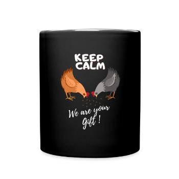 keep calm we are your gift - Mug uni - noir - Devant