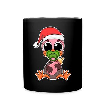 Bouquet Bébé Noël - Mug uni - noir - Devant