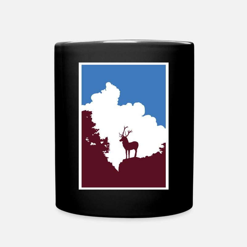 Hirschsprung crazy - Full Colour Mug - black