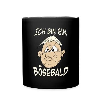 Bösebald - Tasse einfarbig - Schwarz - Vorne