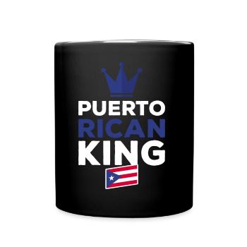 Puerto Rico Flagge | Puerto Ricaner Geschenkideen - Tasse einfarbig - Schwarz - Vorne