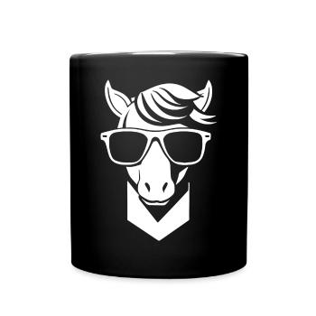 Unicorns Anime Unicorn Manga Fairytale Sunglasses - Full Colour Mug - black - Front