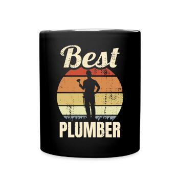 Best Plumber - Full Colour Mug - black - Front