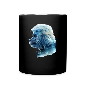 Gibbon - Tasse einfarbig - Schwarz - Vorne