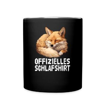 Official Jackal Sleep Shirt - Full Colour Mug - black - Front