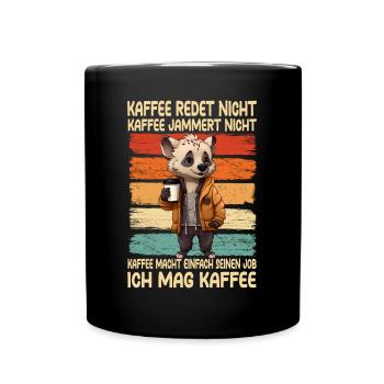 Café Don’t Talk Café Don’t Whine Hyena - Mug uni - noir - Devant