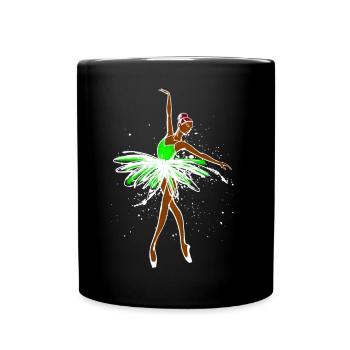 Graffiti Funky Sprayer Illustration Tattoo Art - Full Colour Mug - black - Front